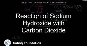 Reaction of Sodium Hydroxide with Carbon Dioxide, Chemistry Lecture | Sabaq.pk