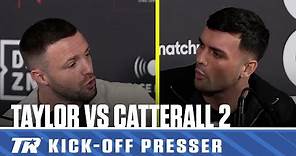 Josh Taylor vs Jack Catterall 2 Kick-Off Presser | HIGHLIGHTS