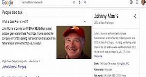 Johnny Morris owner of Bass Pro net worth