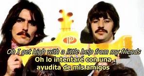 With a little help of my friends - The Beatles (LYRICS/LETRA) [Original]