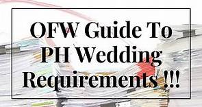 OFW Guide For Applying For Marriage License In The Philippines