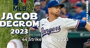 Jacob deGrom 44 Strikeouts in 2023 | MLB highlights