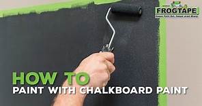 How to Paint with Chalkboard Paint