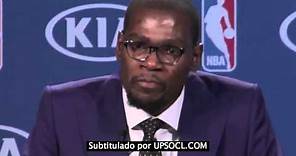 NBA - El emotivo discurso de Kevin Durant: "Mamá, tú eres la MVP"