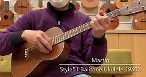 Martin Style51 Baritone Ukulele 1960's [UKULELE BIRD]