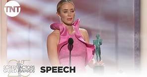 Emily Blunt: Award Acceptance Speech | 25th Annual SAG Awards | TNT