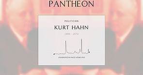 Kurt Hahn Biography - Visionary educator