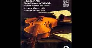 Telemann - 12 Fantasias for Violin Solo No. 1