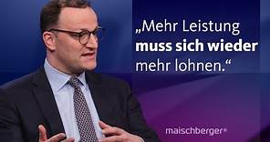 Sozialstaat in Gefahr? Kevin Kühnert (SPD) und Jens Spahn (CDU) im Gespräch | maischberger