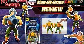 Man-At-Arms Cartoon Collection Masters of the Universe IN HAND REVIEW and MOTU Origins Comparisons