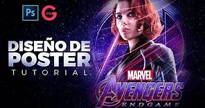 Photoshop Tutorial | Poster Estilo Avengers: Endgame | Poster Avengers: Endgame's Style