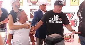 Lenny Dykstra, ‘Bagel Boss Guy’ get physical ahead of charity fight in Atlantic City