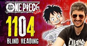 ONE PIECE 1104 REACTION BLIND READING