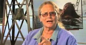 Susan Backlinie (Chrissie) on JAWS