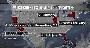 What cities will survive the zombie apocalypse?