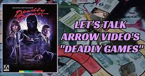 DEADLY GAMES (1982) | ARROW VIDEO | BLURAY MOVIE REVIEW | 80s Horror Restored!