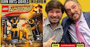 John Rhys-Davies Talks LEGO Indiana Jones and His Sallah Minifig