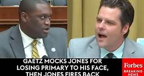 Shocking Moment: Matt Gaetz Mocks Mondaire Jones For Losing His Primary, Jones Fires Back