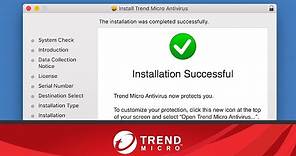 How to install Trend Micro Antivirus 2020 on your Mac