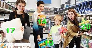 I'll Buy Anything In Your Age Aisle Shopping Challenge I That YouTub3 Family The Adventurers