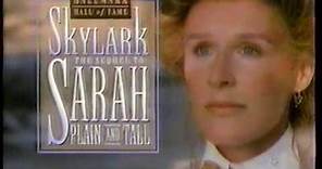 1993 Hallmark Hall of Fame Movie "Skylark, Sarah Plain and Tall" Intro