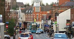 The vibrant town centre of Sutton Coldfield