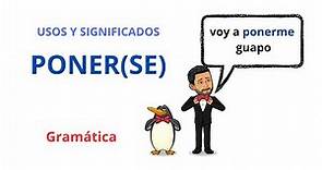 El verbo PONER(SE) en Español. Usos y significados de PONER. Aprender Español. Learn Spanish.