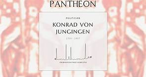 Konrad von Jungingen Biography - Grandmaster of the Teutonic Order