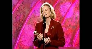 Cybill Shepherd Wins Golden Globe Award 1996