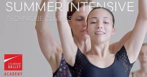 Technique Classes | Summer Intensive | Colorado Ballet Academy 2024