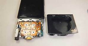 How to take apart a SONY Walkman NWZ-E344 NWZ-E345 and change battery