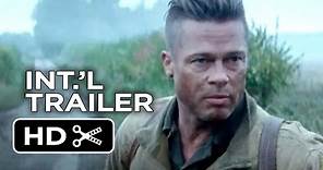 Fury Official International Trailer #1 (2014) - Brad Pitt, David Ayer War Movie HD