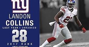 #28: Landon Collins (S, Giants) | Top 100 Players of 2017 | NFL