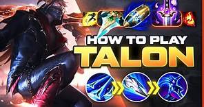 HOW TO PLAY TALON SEASON 13 | BEST Build & Runes | Season 13 Talon guide | League of Legends
