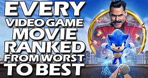 Every Video Game Movie Ranked from WORST to BEST