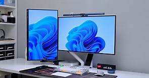 「桌面搭建」双屏+双系统的无线化桌搭｜Mac+Win ｜Desksetup