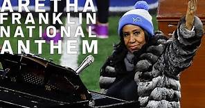 Aretha Franklin Sings the National Anthem on Thanksgiving in Detroit (2016) | NFL