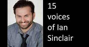 15 voices of Ian sinclair