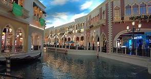 Grand Canal Shoppes at the Venetian Walking Tour, Las Vegas 2022