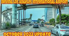 Driving LAX Economy Parking LAX (Los Angeles International Airport) Departure Level October 2022