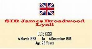 Sir. James Broadwood Lyall: The Founder of Lyallpur (Faisalabad)