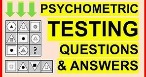 7 PSYCHOMETRIC TEST Questions and Answers! (How To PASS a Psychometric Test)