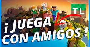 ✅ CÓMO JUGAR MINECRAFT CON AMIGOS ONLINE! ( MUY FÁCIL) | MULTIJUGADOR TLauncher Minecraft