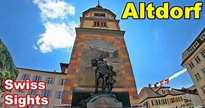 Altdorf Switzerland 4K Tell Memorial Uri