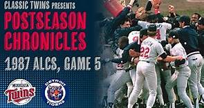1987 ALCS, Game 5: Minnesota Twins at Detroit Tigers