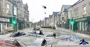 Northern ireland battered! Storm Ciarán Approached! flooding in Newry, Downpatrick! flooding newry