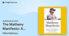 The Matheny Manifesto: A Young Manager's… by Mike Matheny · Audiobook preview