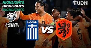 Grecia vs Países Bajos - HIGHLIGHTS | UEFA Qualifiers 2023 | TUDN