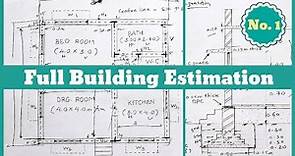 Estimation || Building Estimation and Costing || Estimation and Costing || cost estimation 2024
