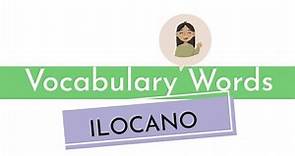 Ilocano Vocabulary Words With Tagalog| Let's Practice Speaking Ilocano